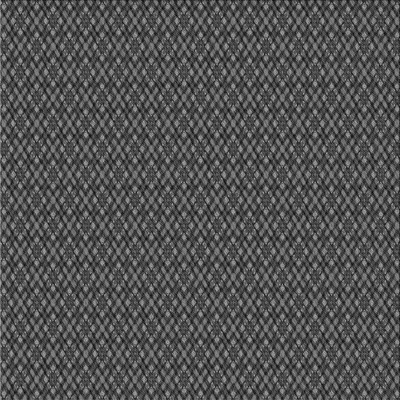 Ahgly Company Machine Washable Indoor Square Transitional Charcoal Black Area Rugs, 5' Square