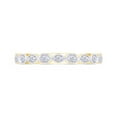 thumbnail image 2 of AFFY 1/4 Carat Round White Natural Diamond Wedding Band Ring in 14K Yellow Gold Over Sterling Silver (0.25 Cttw, I-J Color, I2-I3 Clarity), Ring Size-6.5, 2 of 5