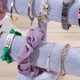 thumbnail image 3 of Jewelry Display Stand Simple Fashionable Bracelet Scrunchies Holder for Home Jewelry Store Showcase Grey Double Row, 3 of 5