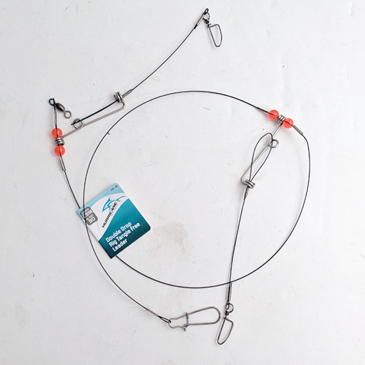 Details about / 36 Count Hurricane Double Drop Tangle Rig Tangle Free Leader 29/" 90lb Test