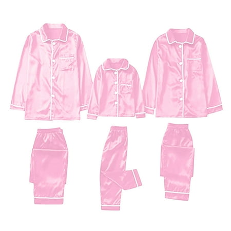 

Patlollav Pajamas Parent-Child Outfit Sets Soft and Comfort Blouse and Pants