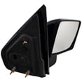 thumbnail image 4 of For Ford F-150 2004 05 06 07 2008 Door Mirror Passenger Side | Non-Heated | Manual Glass | Textured Black | Manual Folding | Paddle Style | Replacement For FO1321244 | 8L3Z17682DB, 4 of 7
