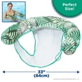 thumbnail image 2 of Silla inflable con fideos para piscina Aqua Supreme, de gran tamaño, verde azulado, 2 of 6