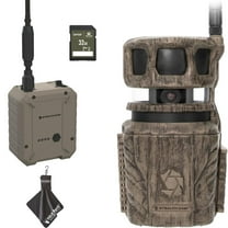 Stealth Cam Revolver 36MP Trail Camera with 1080P HD Video at 30 FPS, 0.4 Sec Trigger Speed, 360 Panoramic View, Built-in GPS, Verizon/AT&T Cellular, External Battery, 32GB SD Card, and Cloth