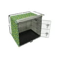 thumbnail image 6 of Lemons Dog Crate Cover, Fresh Summer Art Design Lime and Pepper Mint and Polka Dots Repetition, Easy to Use Pet Kennel Cover Small Dogs Puppies Kittens, 7 Sizes, Apple Green and Seafoam, by Ambesonne, 6 of 6