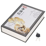 2024 Diversion Book Safe Metal Lifelike Book Money Coin Box with Key Lock for Jewelry Cash Credit CardsJourney to The West