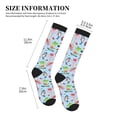 thumbnail image 2 of Lsque Cartoon Animals Pattern Sport Compression Socks for Men & Women 15-20 mmHg Knee High Nurse Pregnant Running Medical and Travel Athletic, 2 of 6
