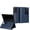 Blue, variant on Lunvic Wallet Case for Samsung Galaxy Z Fold8, PU Leather Flip Folio Cover with Smart View Window, Card Slot, Hands-Free Kickstand, Black