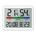 thumbnail image 4 of Ana 3.5inch Electronic Clock Home Indoor Temperature Humidity Meter LCD Digital Thermometer Hygrometer Sensor Gauge Weather Station Home Decor, 4 of 10