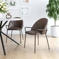thumbnail image 2 of ZUO Chaise de Salle à Manger Kurt (Lot de 2) Expresso, 2 of 12