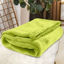 Skegnu Throw Blankets Plain Color Flannel Blanket for Winter Warm Velvet Conditioning Blanket Picnic Blanket Aviation Leg Blanket Throw Size Lightweight Fleece Blanket 70x100cm