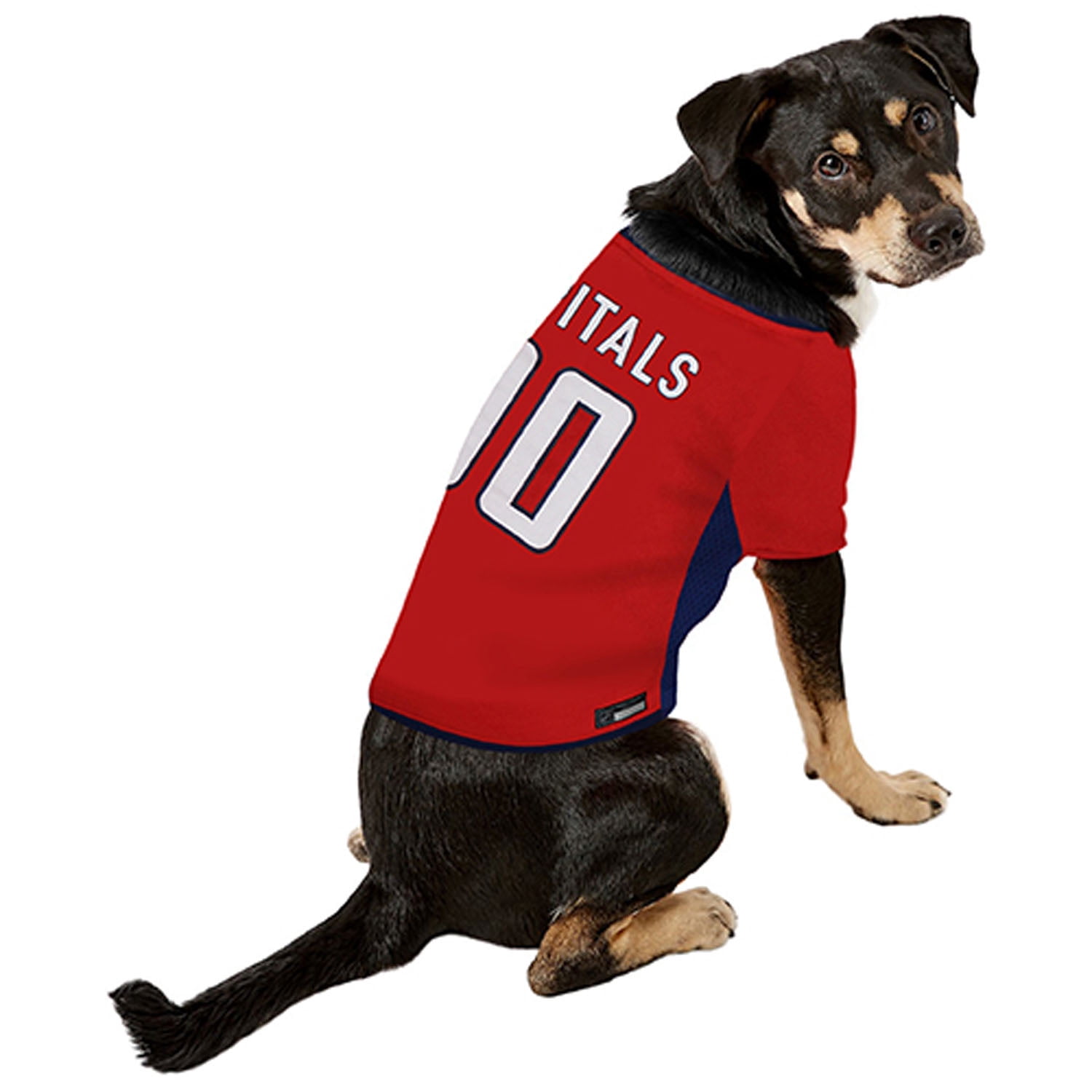 Pets First NHL Washington Capitals Mesh Jersey, Red, X-S