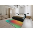 thumbnail image 5 of Ahgly Company Machine Washable Indoor Rectangle Transitional Mahogany Brown Area Rugs, 6' x 9', 5 of 7