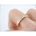 thumbnail image 4 of Lakshya jewel LLC Round Cut Cubic Zirconia 14K Yellow Gold Plated Women's Wedding Band Ring, 4 of 4