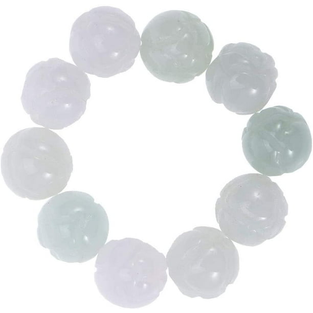 Flower jade best sale beads