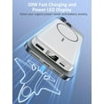 thumbnail image 4 of PCS Magnetic Portable Charger,10000mAh Power Bank,5 in 1 Portable Charger with Built in Cable,20W Fast Charging for Magsafe Battery Pack Compatible with iPhone 16/15/14/13 Pro/Pro Max,Samsung Series, 4 of 14
