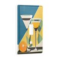 thumbnail image 2 of Yayeee Toggle Light Switch Wall Plate 1-Gang 4.5"x2.7" Home Decorative Outlet Cover, Yellow Glasses, 2 of 7