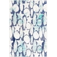 thumbnail image 3 of Unique Loom Star Ariel Rug Blue/Ivory 6' 1" x 9' Rectangle Botanical Beach/Nautical Perfect For Living Room Bed Room Dining Room Office, 3 of 7