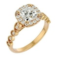 thumbnail image 2 of SuperJeweler 1 3/4 Carat Cushion Shape Diamond Engagement Ring In 14 Karat Yellow Gold For Women, 2 of 6