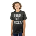 thumbnail image 3 of Feed Me Pizza Men's Graphic T Shirt Tees Brisco Brands X, 3 of 6