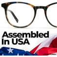 thumbnail image 3 of Grinderpunch Reading Glasses for Women and Men Blue Light Blocking Readers Stylish Readers with Spring Loaded Hinges - 2 Pack Teal, 2.50, 3 of 7