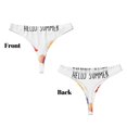 thumbnail image 3 of Balery Summer Gnome Tangas de Algodón para Mujer con Estampado – Ropa Interior Sexy, Transpirable, G-string-Large, 3 of 6