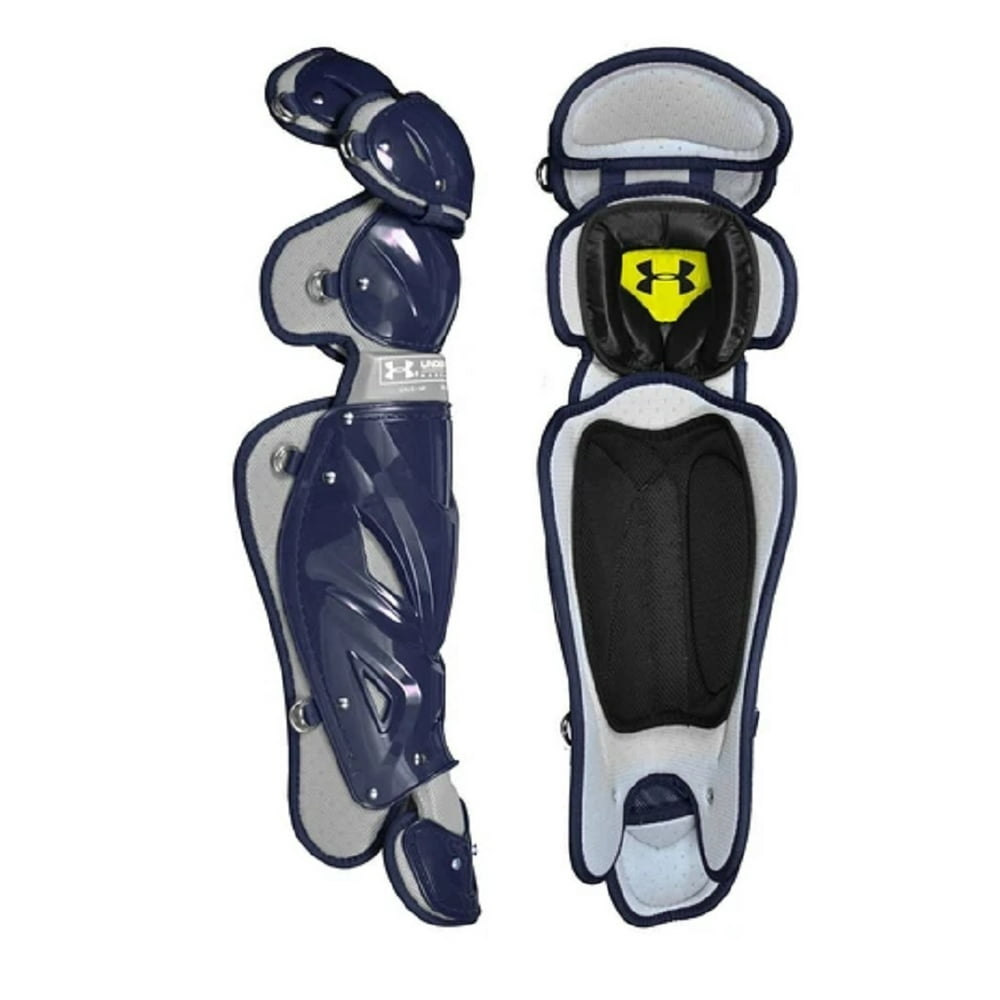 Under Armour Adult Pro Catcher's Leg Guards 16.5" Navy