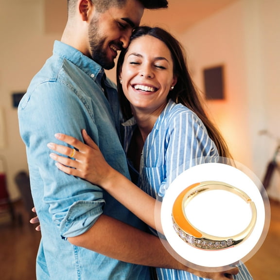 OUNONA Adjustable Ring Fidget Ring Delicate Ring  Beautiful Opening Rings