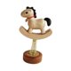 thumbnail image 2 of Decoración del tablero del automóvil Caballo mecedor Decoración Madera Lindo Regalo Escultura para Estilo A, 2 of 9