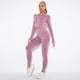 thumbnail image 4 of Traje de yoga de manga larga de yoga hueco sin costuras para damas Deportes Fitness Running Yoga Set Wmkox8yi  bvn2325, 4 of 9
