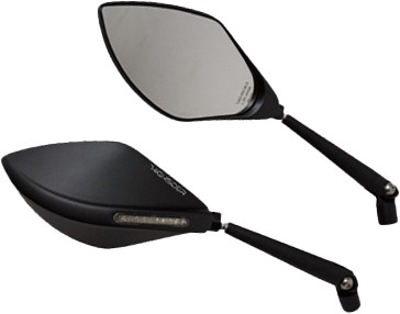 Highsider New Torezzo Fairing Mirrors with LED Turn Signal, 58-2052