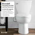 thumbnail image 2 of Brondell Bidet Attachment for Toilet SS-250 SimpleSpa Fresh Water Spray with Adjustable Water Pressure Side Arm Control, Slim Bidet Sprayer, Silver Knob (Dual Nozzle), 2 of 10
