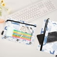 thumbnail image 2 of 2 Pack Flip Folders with Clear PVC Window Binder Pouches 3-Ring Binder Organizer for Office & Home Marine Organisms, 2 of 6