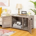 thumbnail image 2 of HOOBRO Hidden Litter Box Enclosure End Table with Removable Divider, Greige, 2 of 9