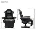 thumbnail image 3 of Upgrade Office Gaming Chair Ergonomic Design Back Recliner Desk Chair with Electric Massage Pillow Cup Holder and Pouches Black, 3 of 11