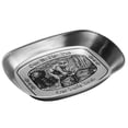 thumbnail image 4 of Plato de hojalata retro europeo con forma de barco, bandeja de hojalata vintage, plato de metal retro para aperitivos y frutas, estilo cosecha., 4 of 12