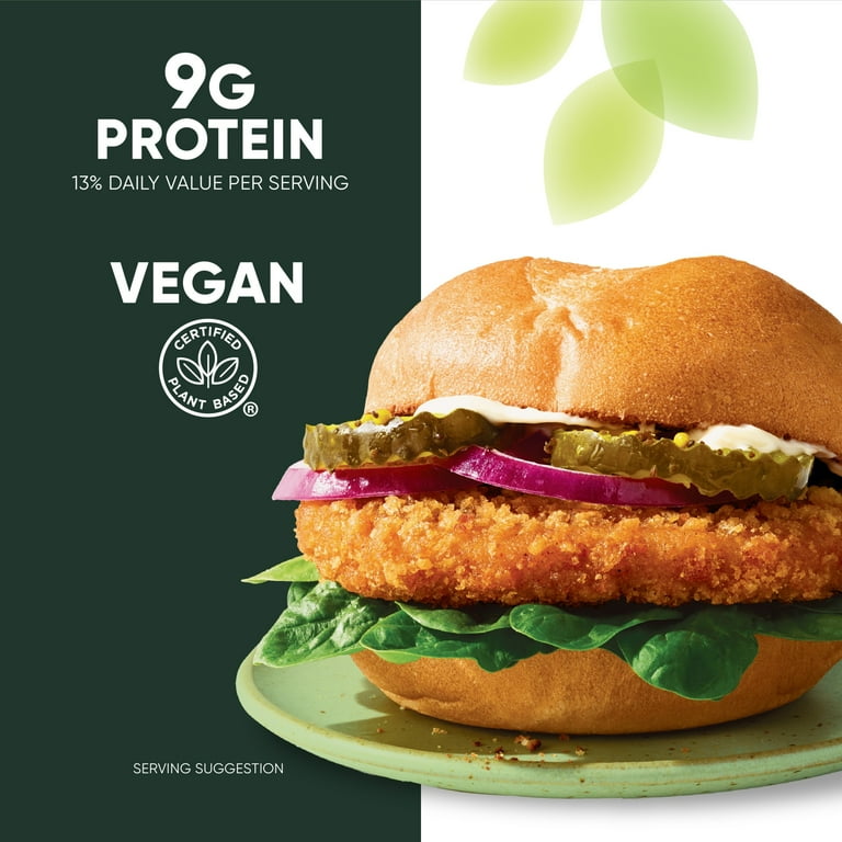 MorningStar Farms Original Chik'n Patties, Vegan Plant Based Protein, 4 Count (Frozen)