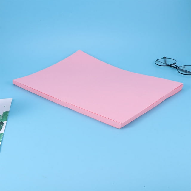 Nestingho 100 Pcs Papier à Copier Rose A4 Coloré pour Fournitures de Bureau et Scolaires