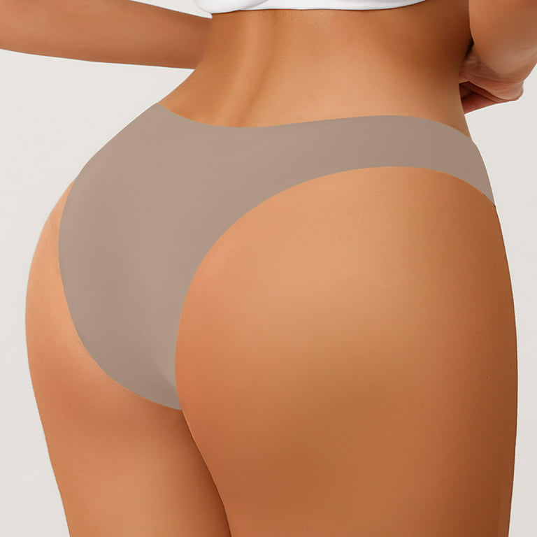 YDKZYMD Thongs for Women Ultra-thin Lace V-Shape Underwear High Cut Low Rise  G String Soft Panty Blue 