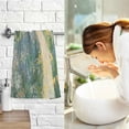 thumbnail image 7 of Yayeee 2 Pack Hand Towels for Bathroom 100% Cotton 16" x 28" Soft Absorbent Kitchen Towel, Art Garden Scene, 7 of 7