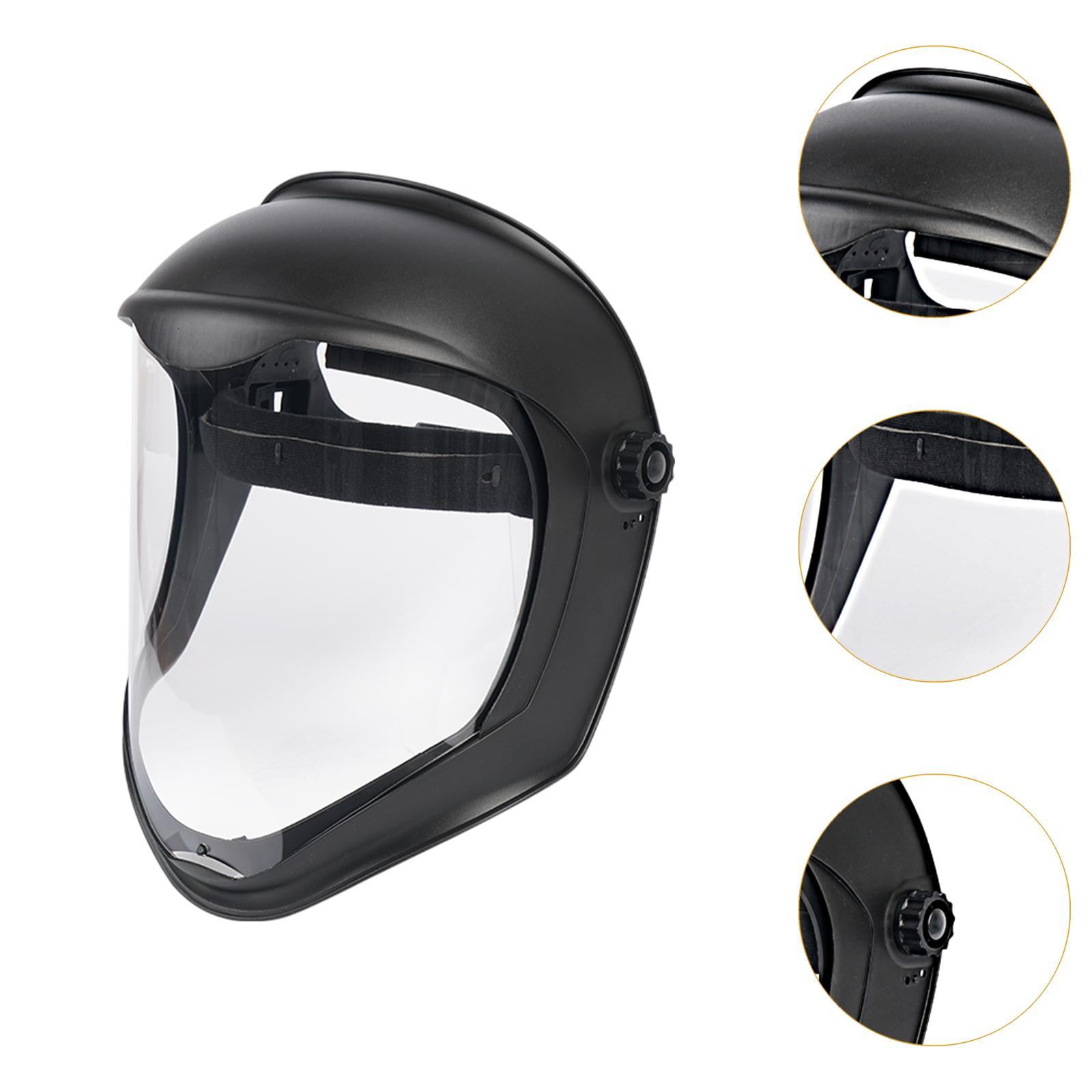 colaxi Anti Fog Full Face Face Cover Multipurpose Transparent Visor Guard for Working Weeds Whacking Gardening Cutting
