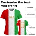 thumbnail image 7 of Women's Soccer Jerseys Customizable National Team Personalized Name Number Football Shirt Breathable Quick Dry Sports Top For Fans Matches And Training, 7 of 7