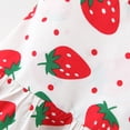 thumbnail image 5 of Wavsuf 0-3 Years Girls Summer Dress Print Strawberry Sleeveless Tank Top Hat Set Red Size 1Y, 5 of 5