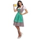 thumbnail image 1 of Vestido tradicional alemán a cuadros de alta calidad, traje Dirndl de Oktoberfest para mujeres adultas, Cosplay de Halloween, fiesta de lujo, 1 of 5