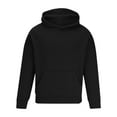 thumbnail image 3 of KeShDi Hoodies for Men Winter Casual Fleece Pocket Zipper Jacket Black 2X, 3 of 5