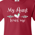thumbnail image 4 of Inktastic My Aunt Loves Me- Heart Youth T-Shirt, 4 of 5