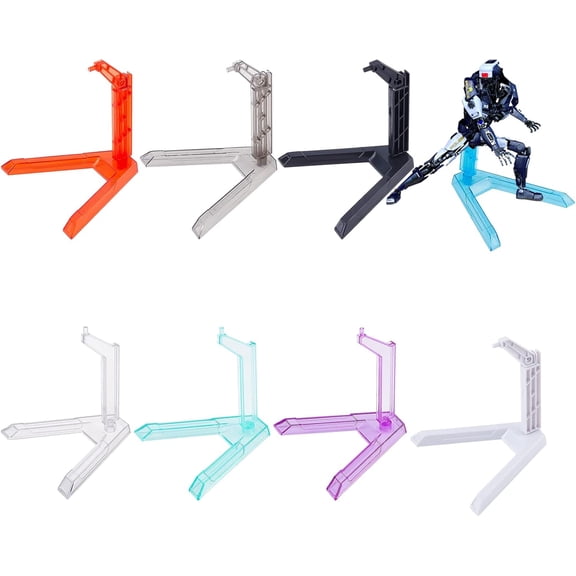 Colorful 8 Colors Action Figure Stand Flexible Action Base Holder Model Support Stand Action Figure Display Holder for Action Figures DIY Model Kits