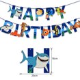thumbnail image 4 of 1 juego de globos de látex con forma de pez Buscando a Nemo, juguetes con globos de aire marino, pancarta con temática hawaiana, suministros para fiesta de cumpleaños, 4 of 5