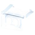 thumbnail image 1 of Couvercle de Réceptacle Duplex Horizontal Blanc Résistant aux Intempéries, 1 of 1