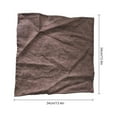 thumbnail image 2 of 4pcs Pure Linen Heat-Insulating Square Placemats Table Runner And Napkins, 2 of 13